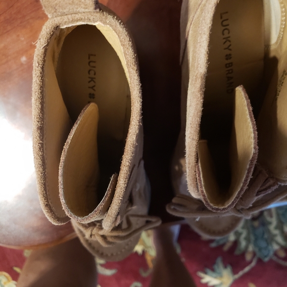 Lucky Brand Suede Booties - Picture 3 of 4